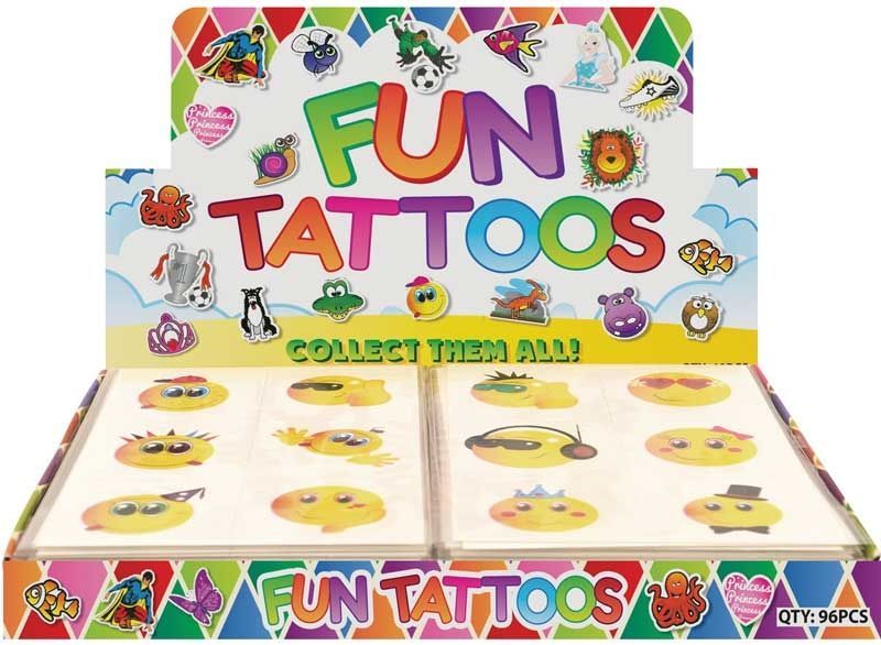 Smiley Temp Tattoos