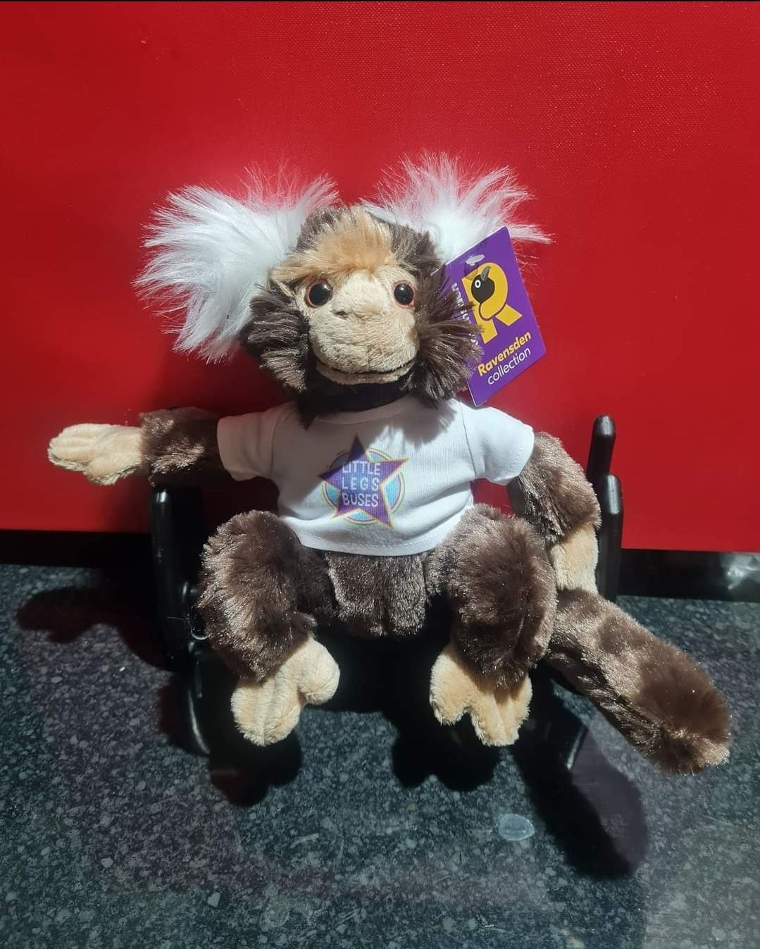 Marmoset Monkey Little Legs Branded Soft Toy