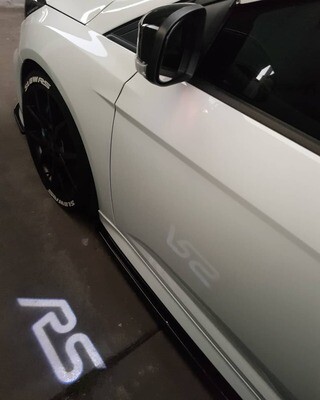 WHITE "RS" Logo Puddle Light (TYPE 1)