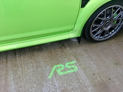 GREEN "RS" Logo Puddle Light (TYPE 1)