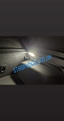 Set of two LED replacement Foot well / Boot / Trunk lights - WHITE (FORD FOCUS MK3)