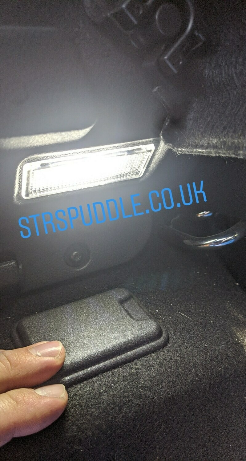Set of two LED replacement Foot well / Boot / Trunk lights - RGBW (Colour Changing with remote control) (FORD FOCUS MK3)