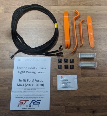 2nd (Dual) Boot / Trunk Light Wiring Harness kit (FORD FOCUS Mk3)