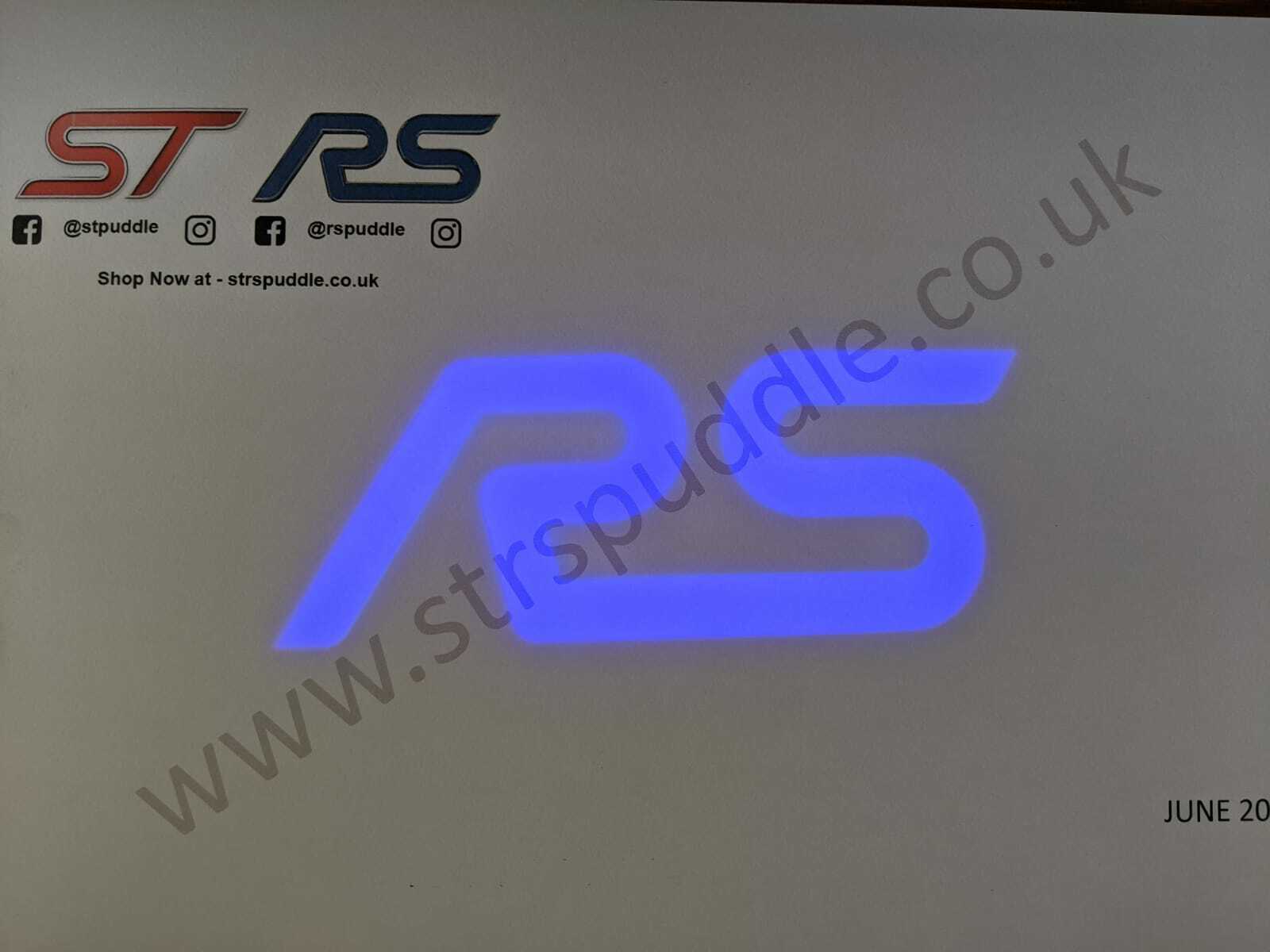 RJH FORD FOCUS MK2.5 & 3/3.5 ST RS LOGO PROJECTOR PUDDLE LIGHTS