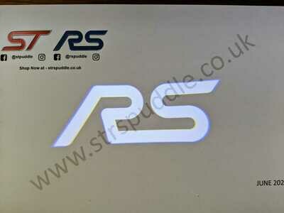 WHITE "RS" Logo Puddle Light (TYPE 1)
