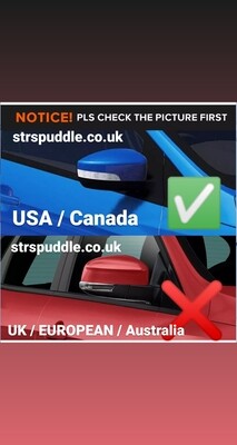 Pair of Dynamic Sequential LED Indicator turn signal mirror side lights (Type A1)