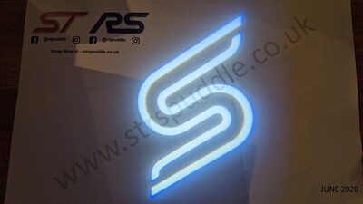 WHITE "S" Logo Puddle Light (TYPE 3)