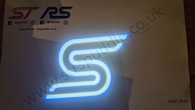 WHITE "S" Logo Puddle Light (TYPE 3)