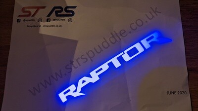 BLUE "RAPTOR" Logo Puddle Light (TYPE 4)