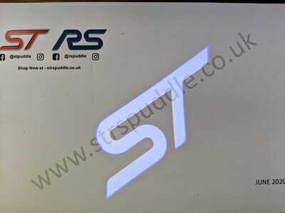 WHITE "ST" Logo Puddle Light (TYPE 4)