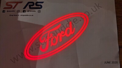 RED "FORD" Logo Puddle Light (TYPE 4)