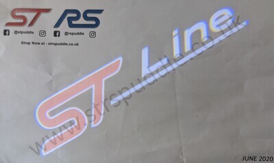 RED "ST Line " Logo Puddle Light (TYPE 4)
