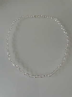 Sterling Silver Oval Link Necklace Chain