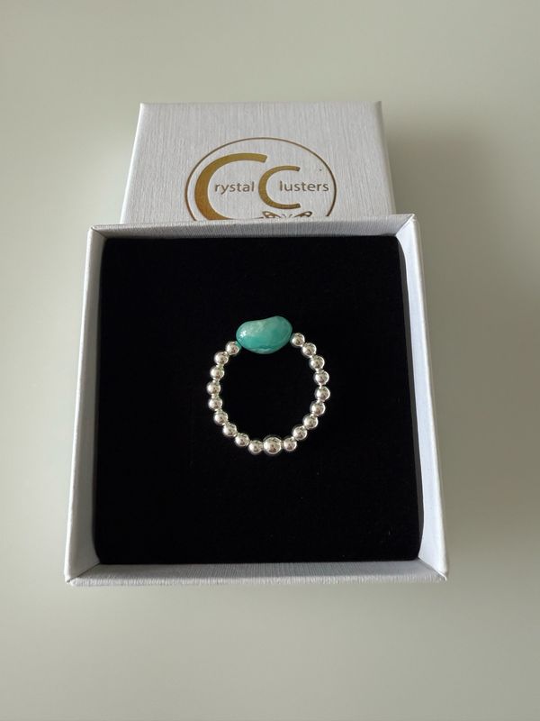 Serenity Amazonite Stretch Ring