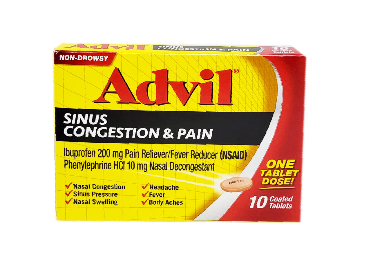 Advil Sinus Congestion & Pain