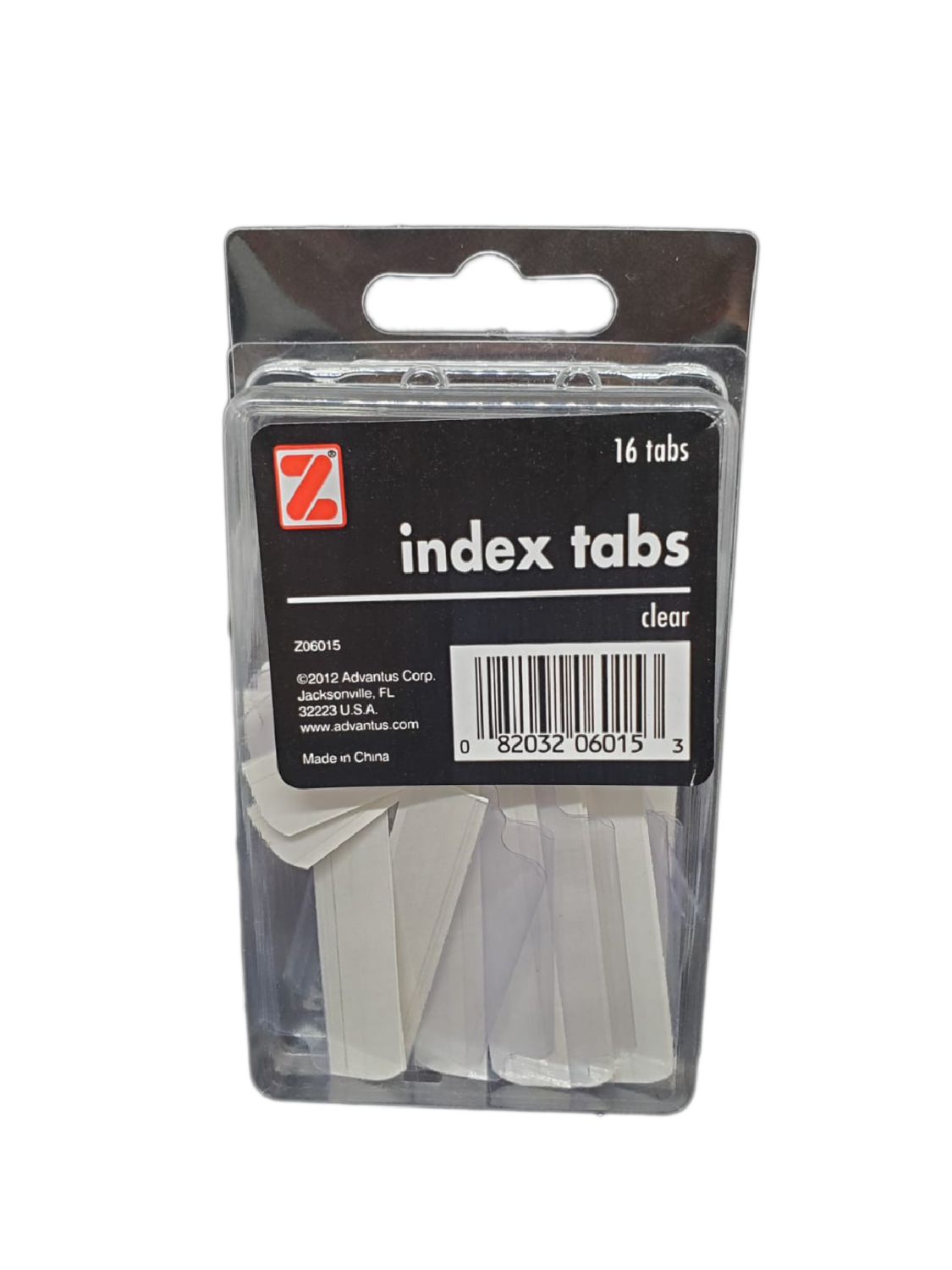 Index Tabs Clear
