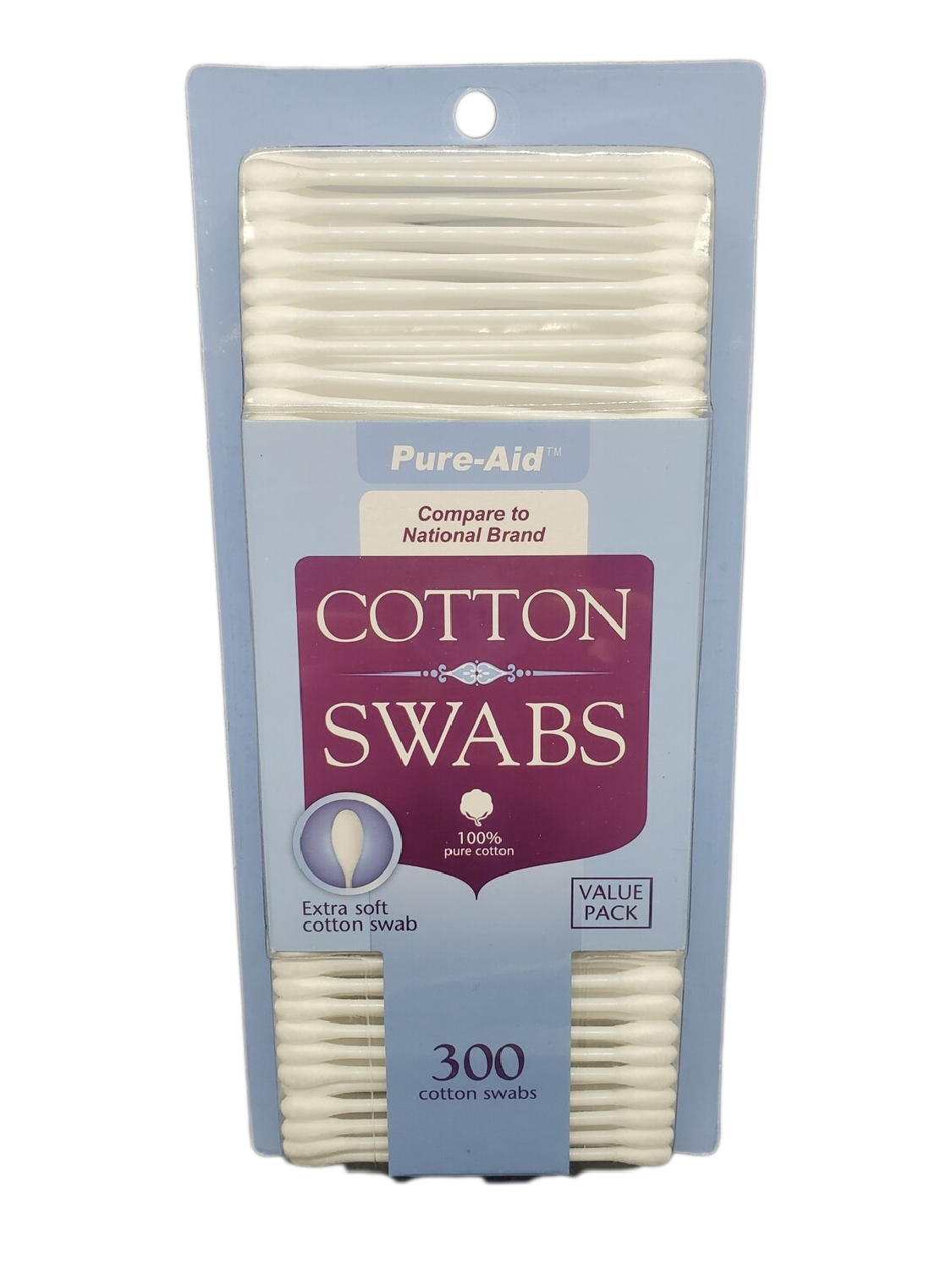 Cotton Swabs Pure Aid 300CT