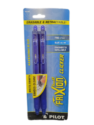 Bolígrafos Pilot Frixion Retractables Azul