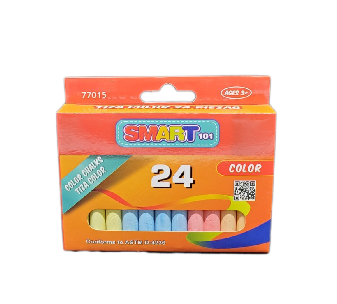 Tizas Colores Caja 24