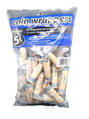 Coin Wrappers 5  centavos
