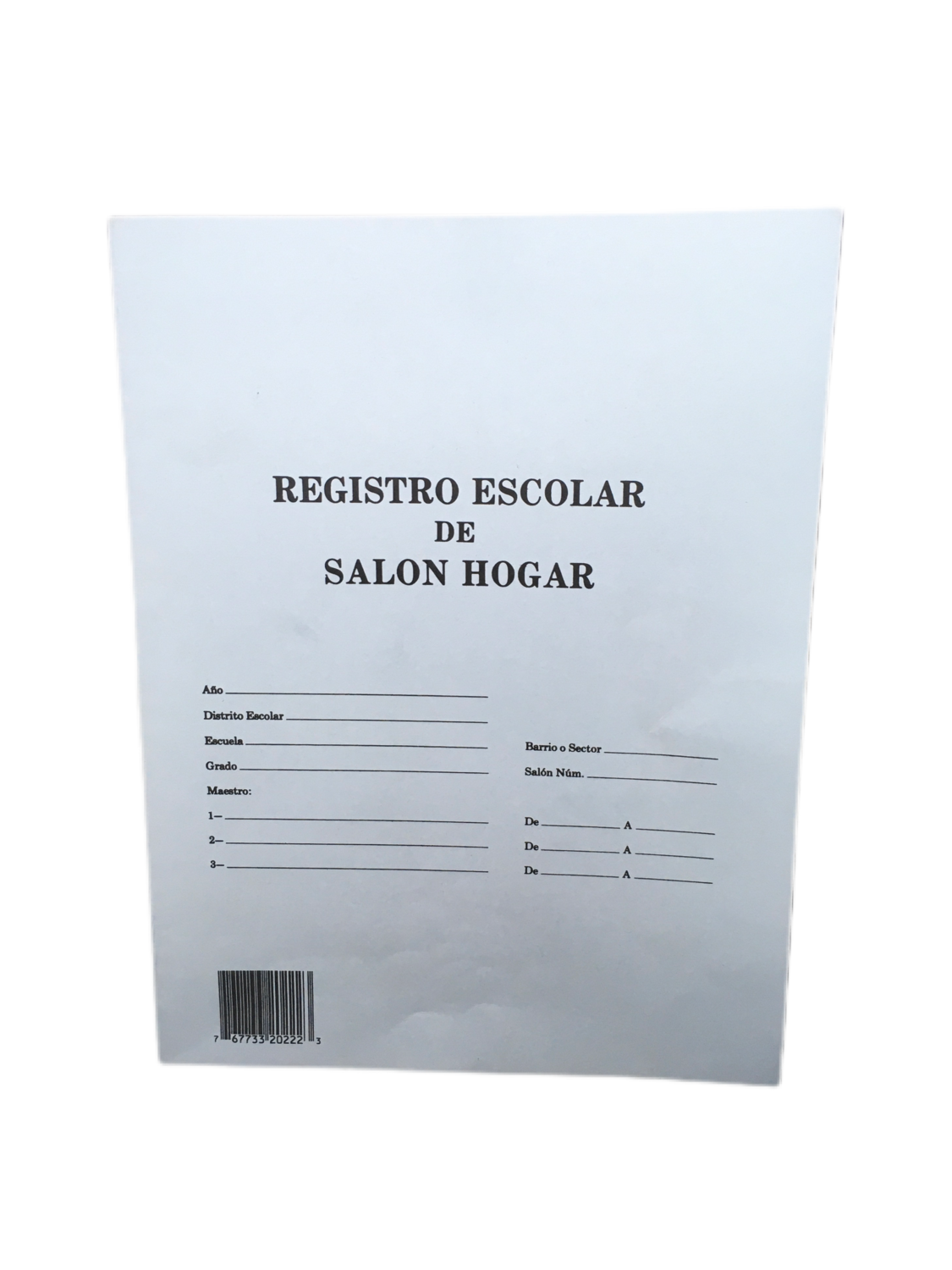 Registro Escolar de Salón Hogar