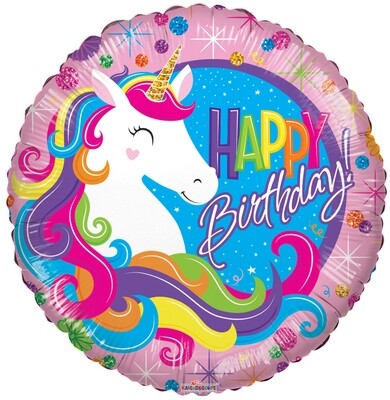 Globo Birthday Classic Unicorn