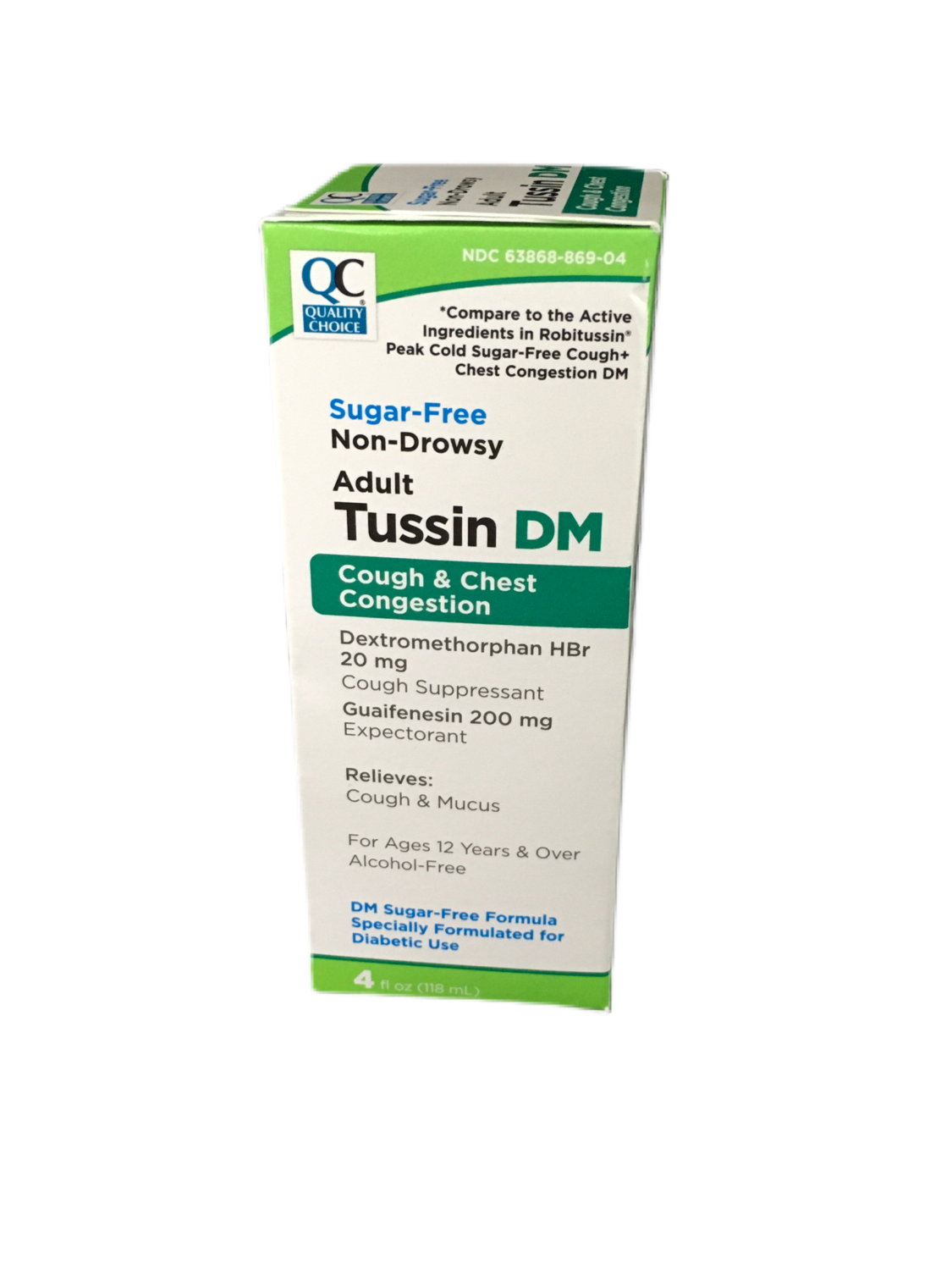 QC Tussin DM Cought & Chest Sugar Free