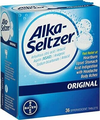 Alka-Seltzer Original 36 tablets