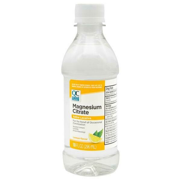 QC Magnesium Citrate sabor a limón