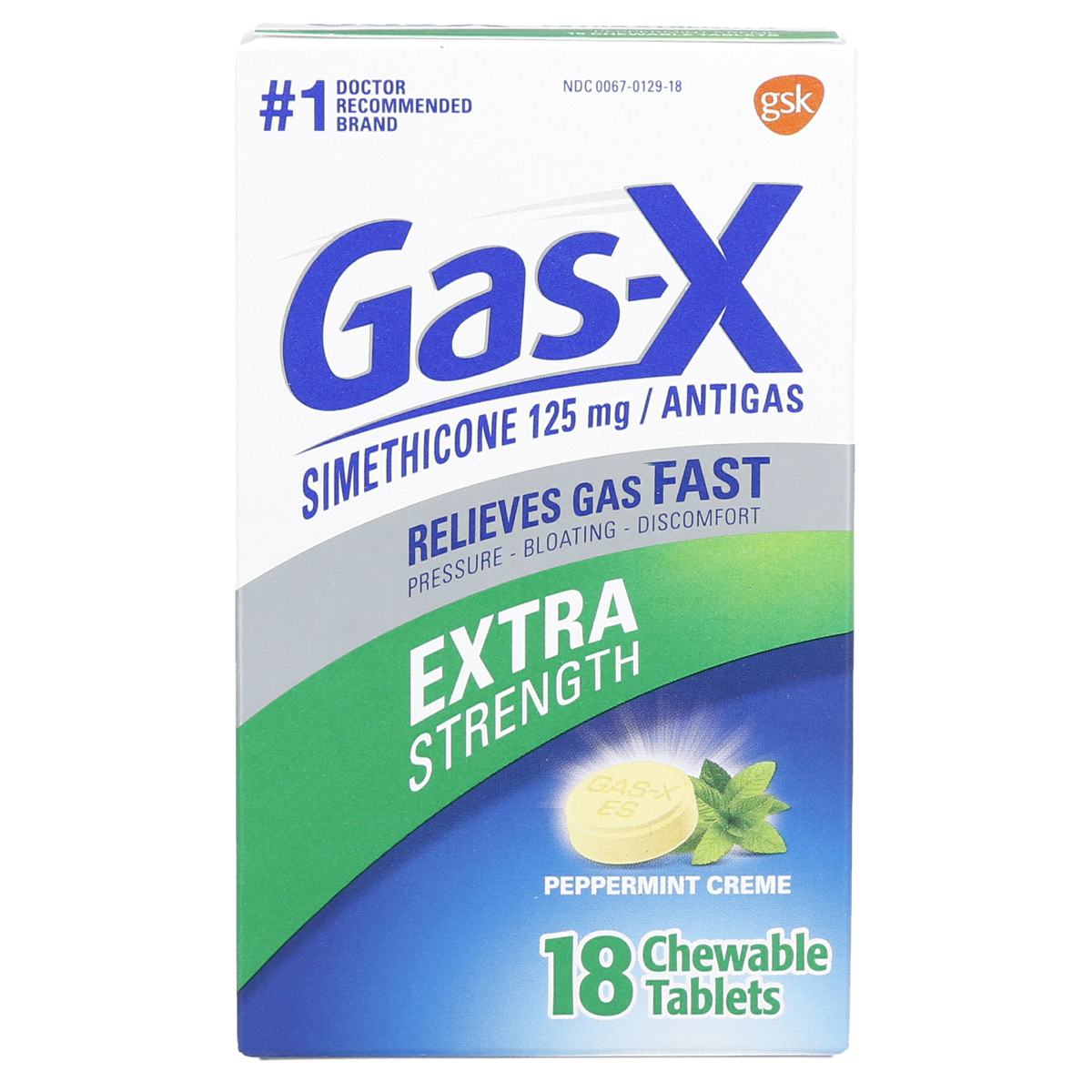 Gas-X Extra Strength Chewable 18