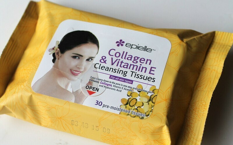 Collagen & Vitamen E Cleansing Tissues