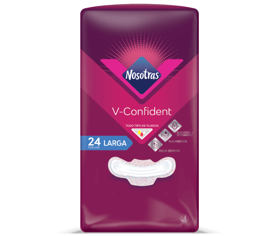 Nosotras V-Confident 24 toallas Largas