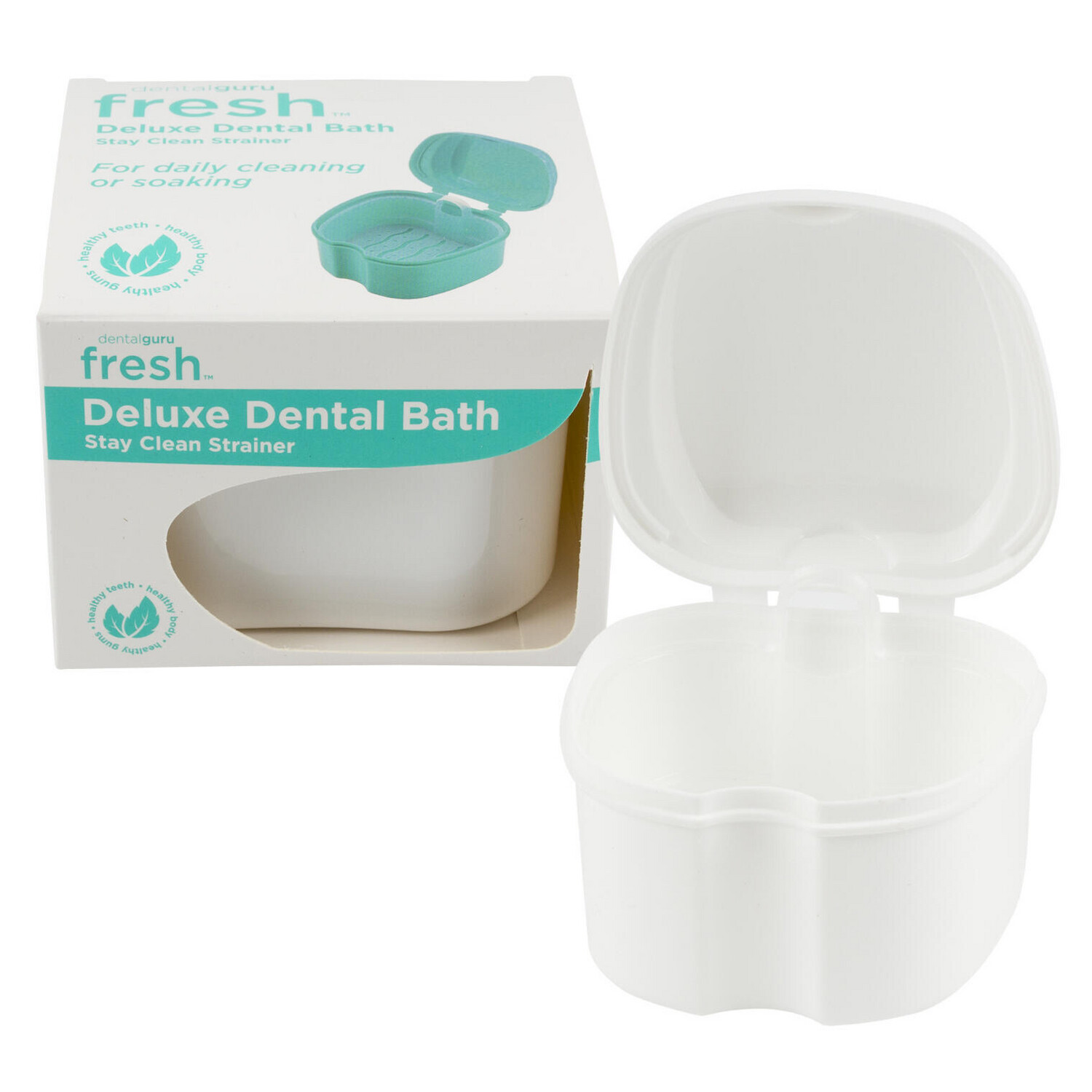 Dentalguru Fresh Deluxe Dental Bath Taza Dentadura