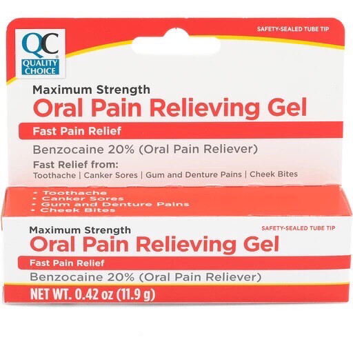 Analgésico Oral Gel Maximum Strength QC 0.42oz