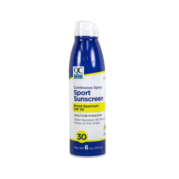 QC Sport Sunscreen Spray SPF 30
