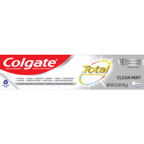 Pasta Dental Colgate Total Clean Mint 3.3oz