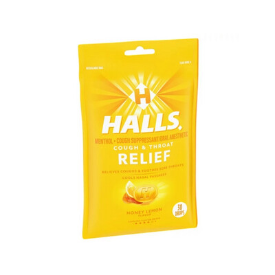 Halls Relief Honey Lemon