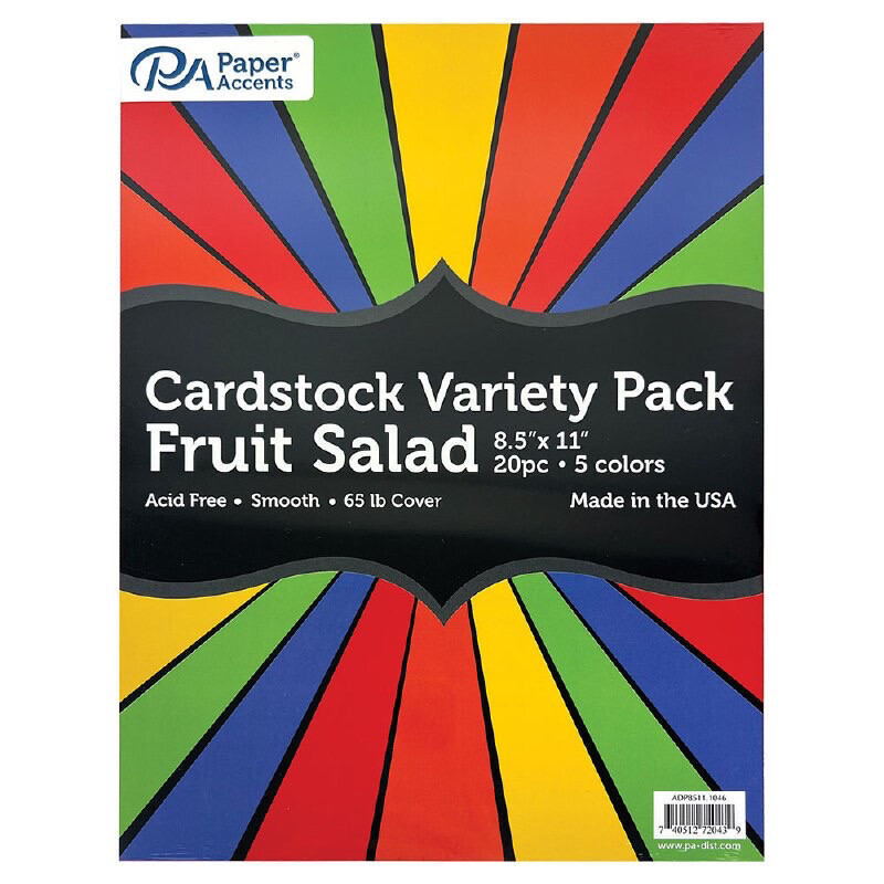 Papel Cardstock Variety Pack Fruit Salad