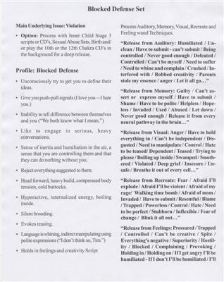 Defense & Inner Child Sets