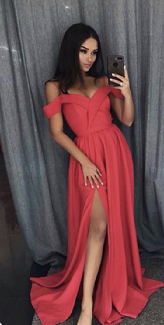 Robe de soirée rose