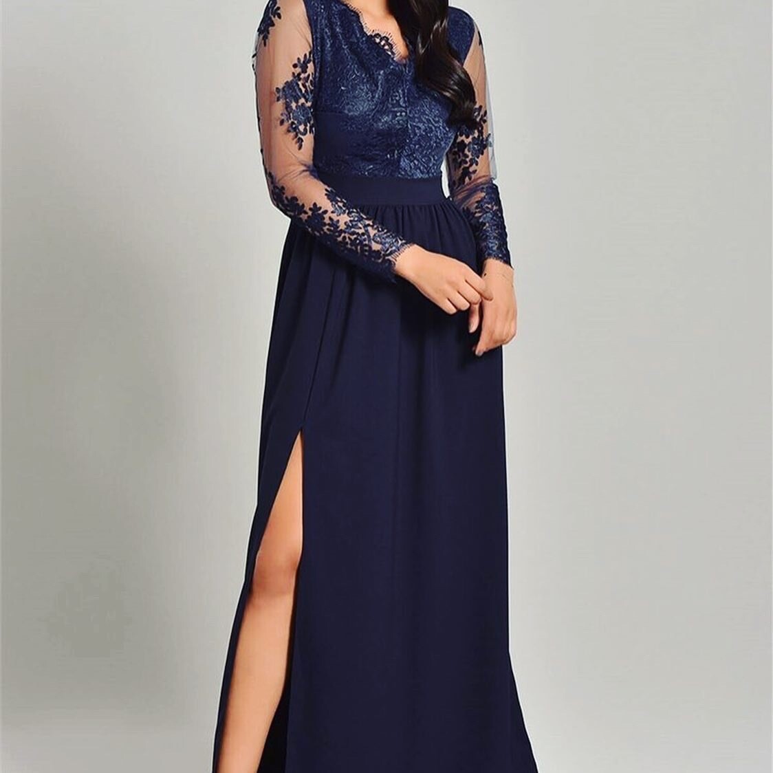 Robe de soirée Bleu marine