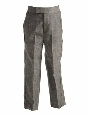 Hunter Boys Elastic Waist School Trousers - Grey
