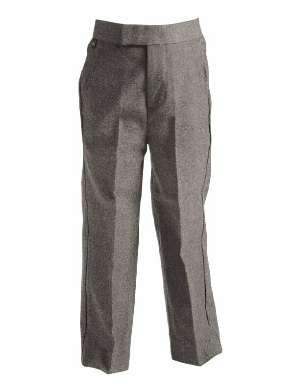 Hunter Boys Mock Fly School Trousers - Grey