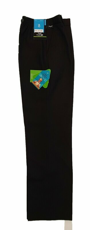 Hunter Boys Elastic Waist School Trousers - Black