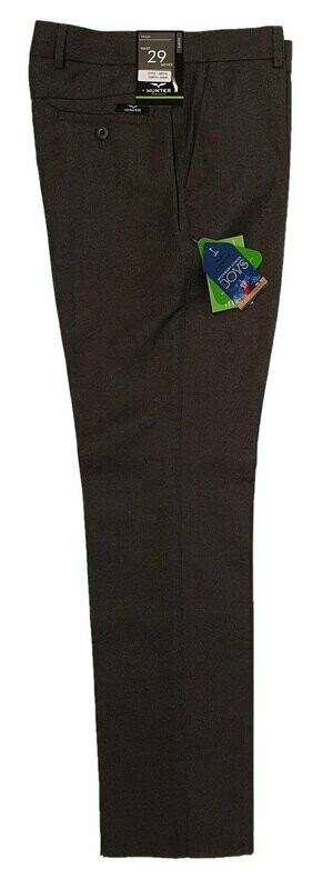 Hunter Mens/Youths Slim Fit School Trousers - Grey