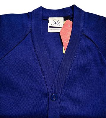 Cotton Mix V-Neck School Cardigan