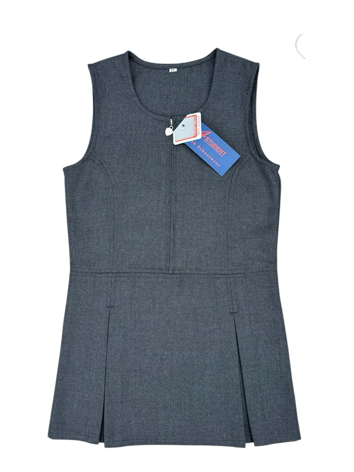 AStudent Front Zip School Pinafore AStudent Front Zip School Pinafore