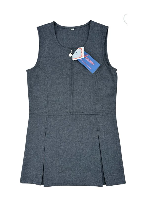 AStudent Front Zip School Pinafore