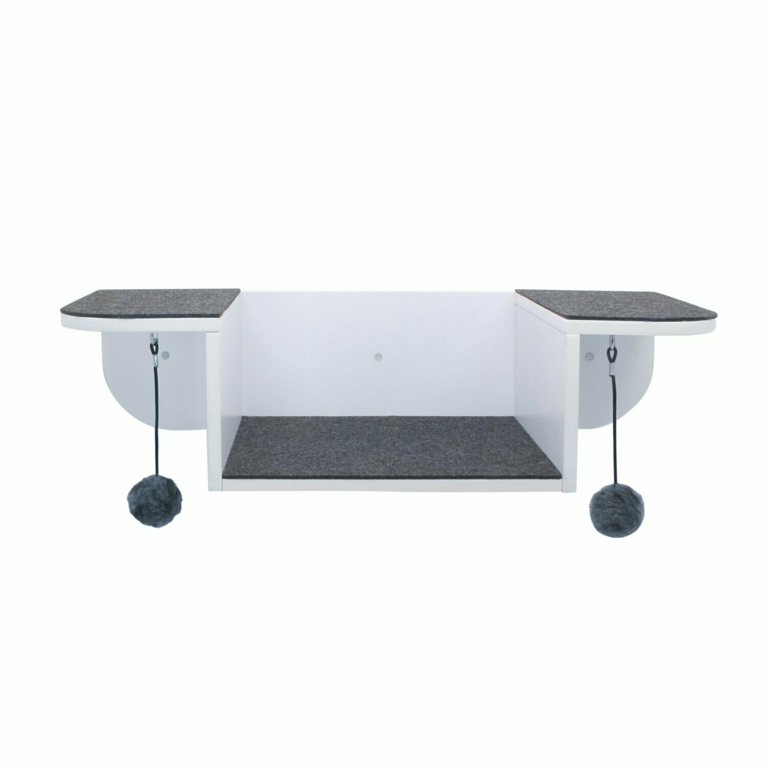 Hauspanther Nest Perch Wall-mounted Cat Perch & Lounge, Color: White