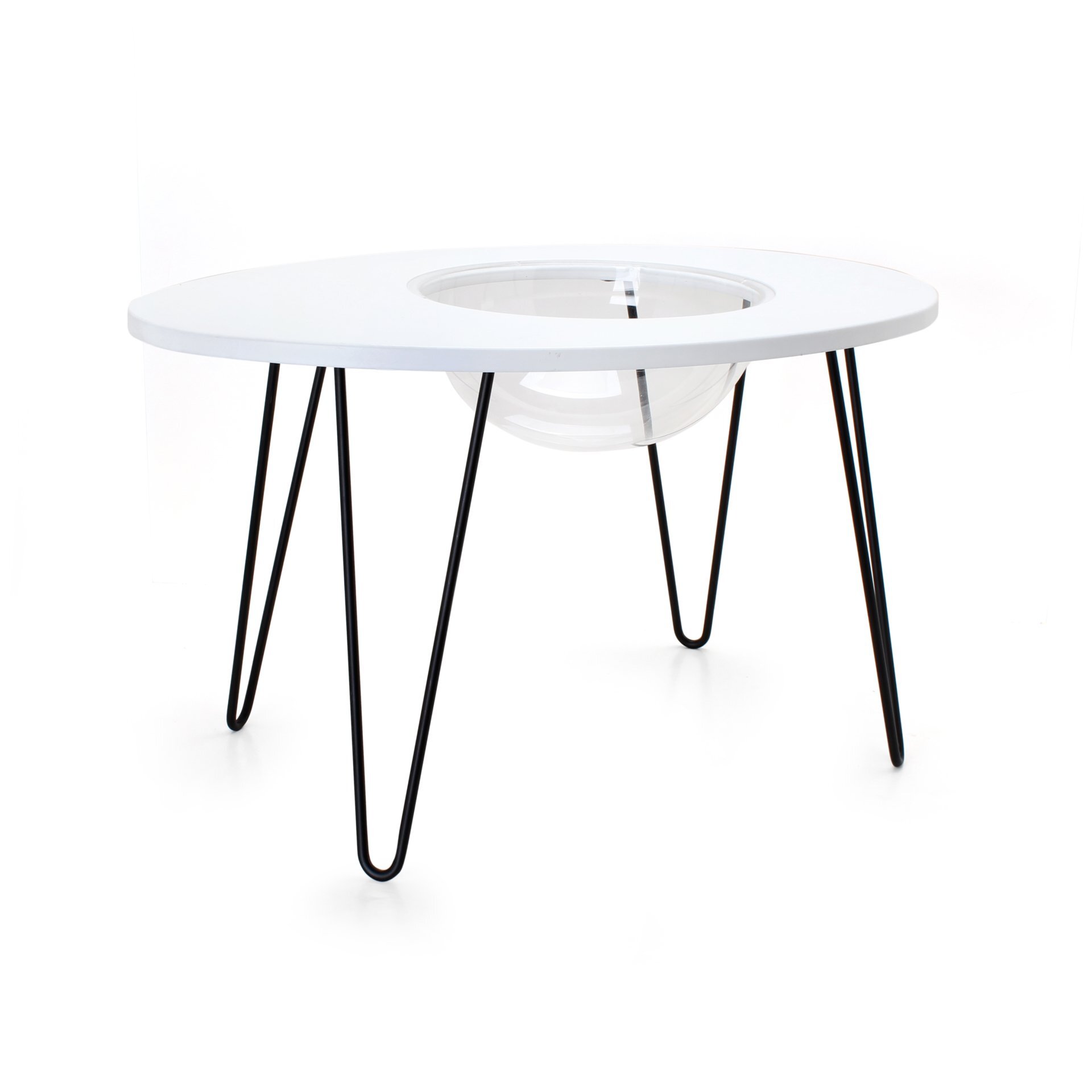 Hauspanther NestEgg Raised Cat Bed & Side Table